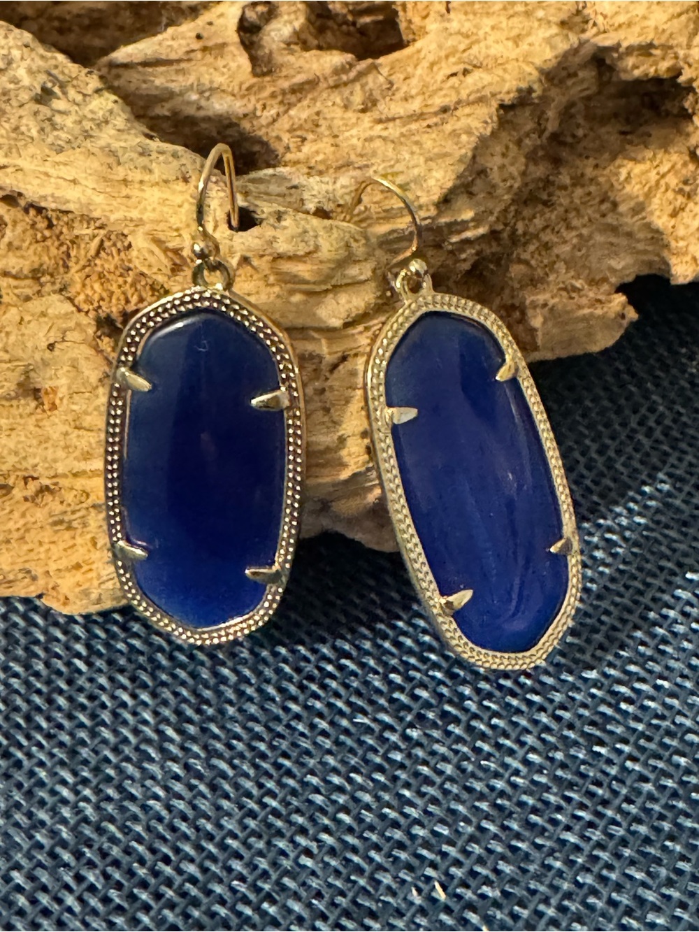 Kendra Scott Cobalt Blue Ella Drop Earrings